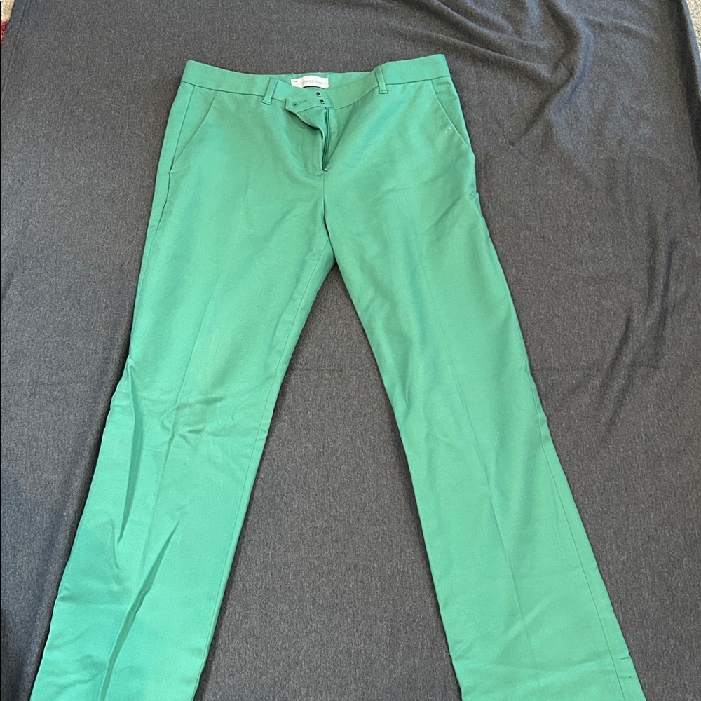 GAP Tailored Crop Pants in Teal